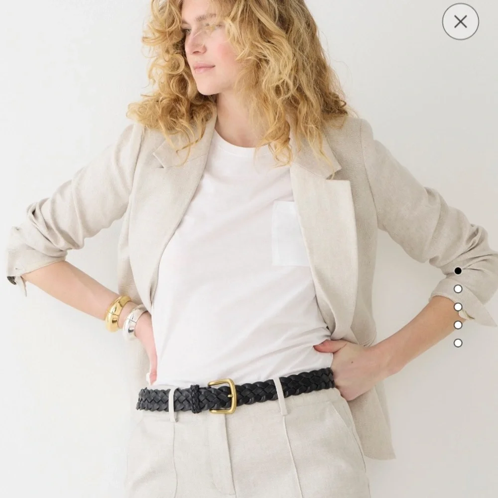 J.Crew Parke Blazer in Stretch Linen Blend